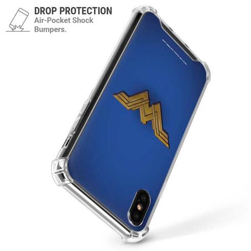 DC Comics Wonder Woman Movie Emblem iPhone XS Max Clear Case